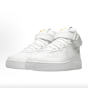 LV x Nike Collaboration White Mid-Top Air Force 1