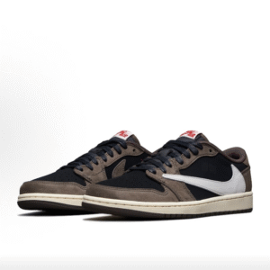Travis Scott x Air Jordan 1 Low “Dark Brown Reverse Swoosh”