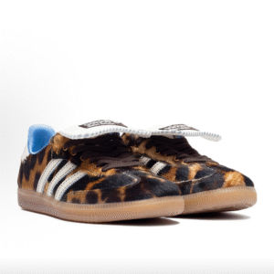 Adidas x Wales Bonner Leopard Print Samba Sneakers